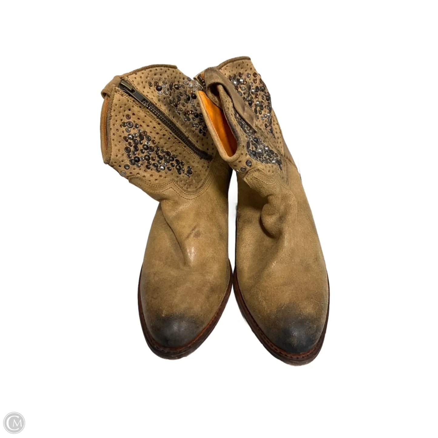 Boots Designer By Frye In Beige, Size: 7