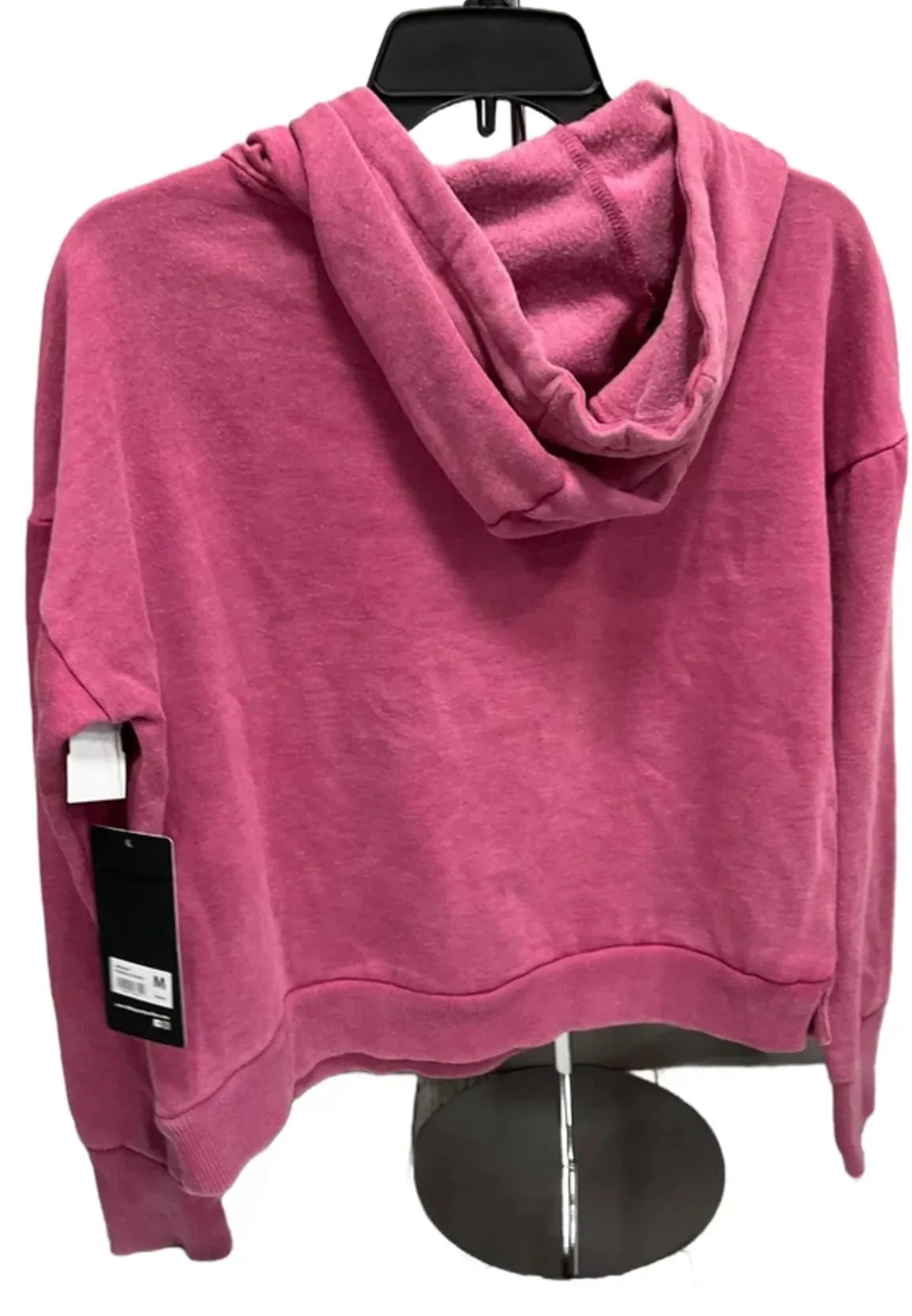 Athletic Sweatshirt Hoodie By 90 Degrees By Reflex In Pink, Size: M