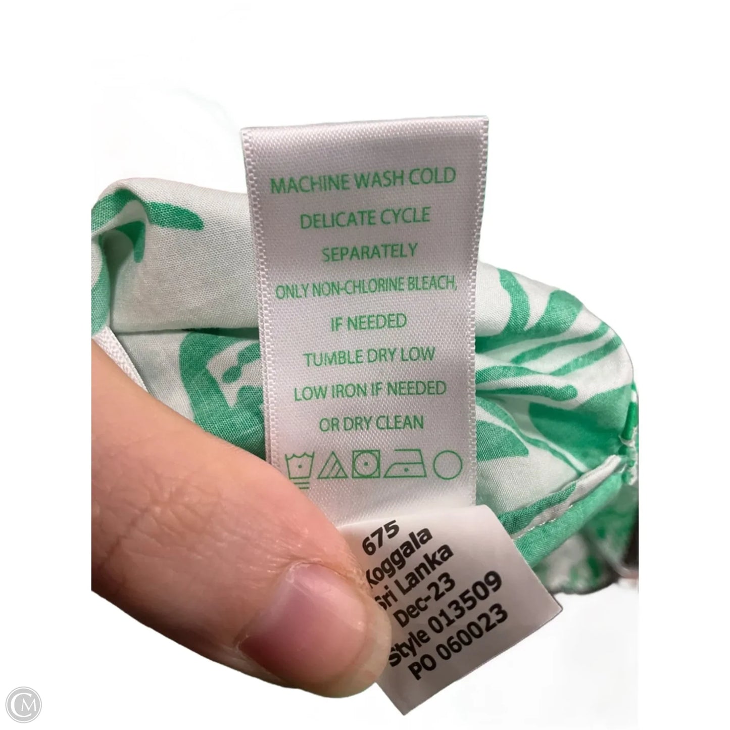 Top Long Sleeve Designer By Lilly Pulitzer In Green, Size: M