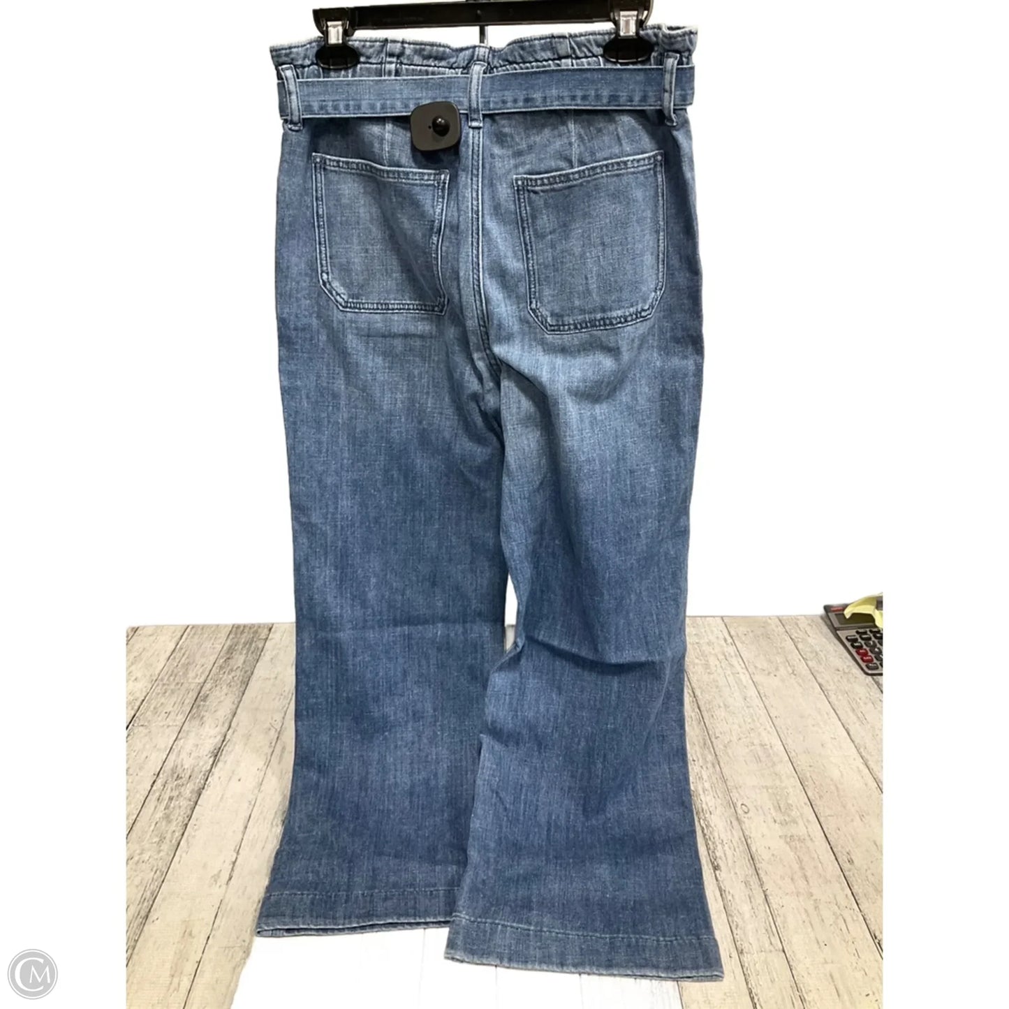 Jeans Wide Leg By J. Crew In Blue Denim, Size: 8