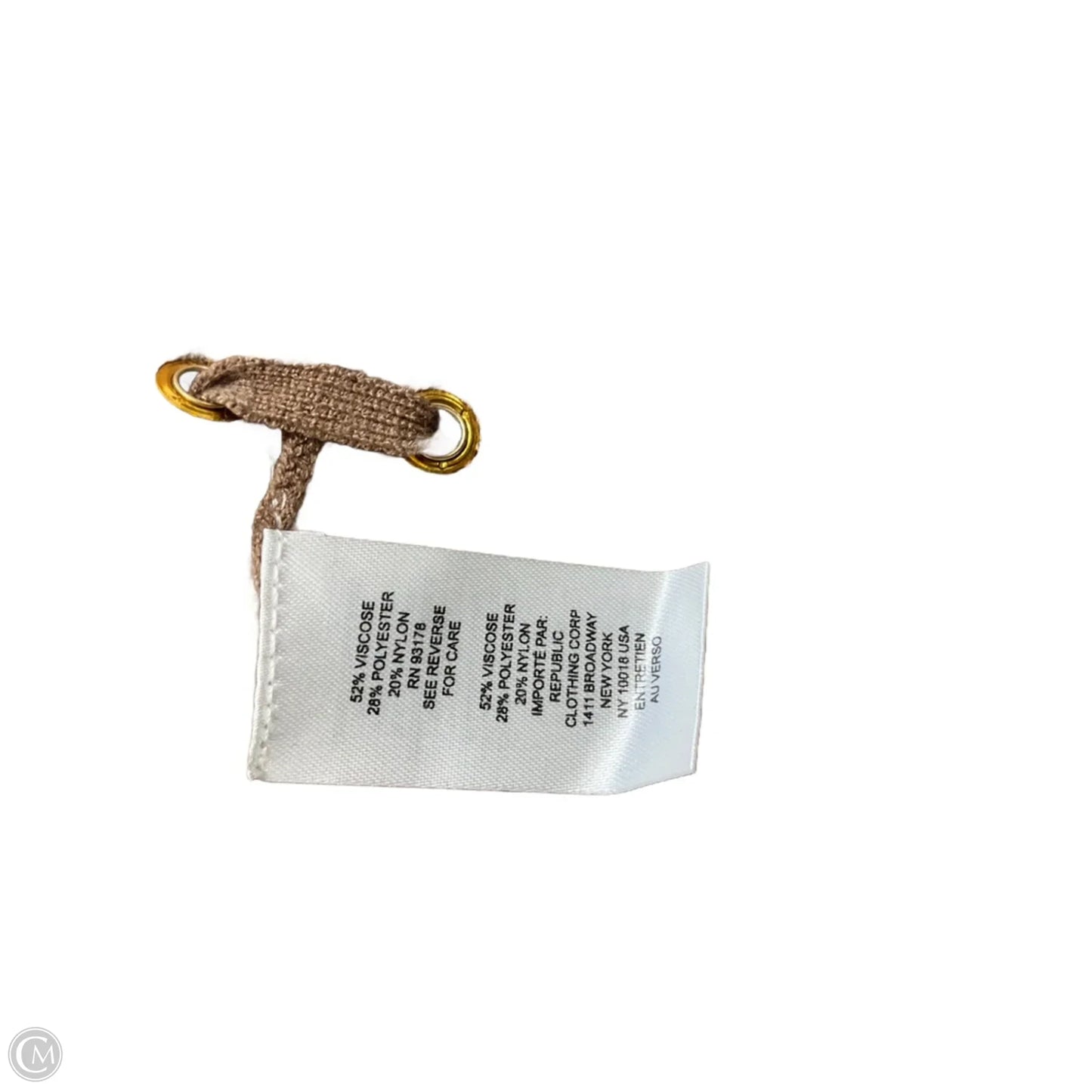 Vest Other By Tahari In Beige, Size: M