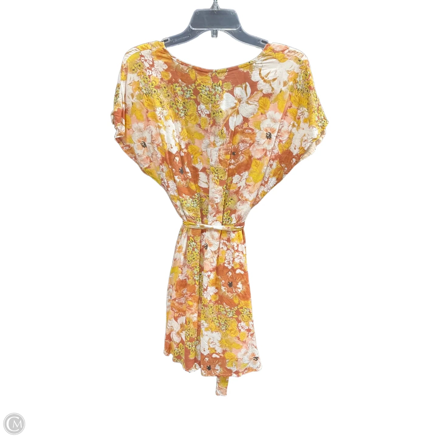 Dress Casual Short By Free People In Brown & Yellow, Size: S