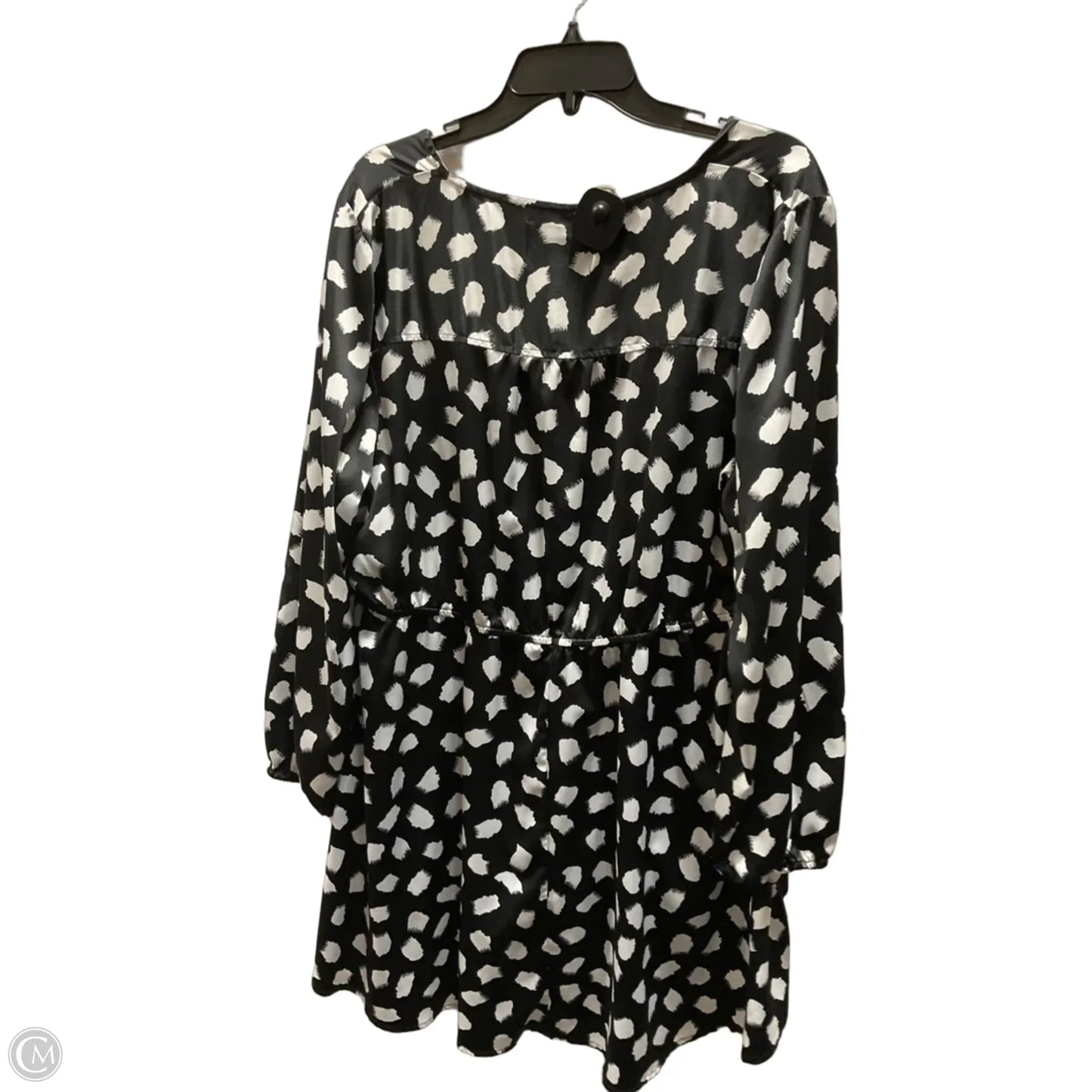 Top Long Sleeve By Lane Bryant In Black & White, Size: Xxl