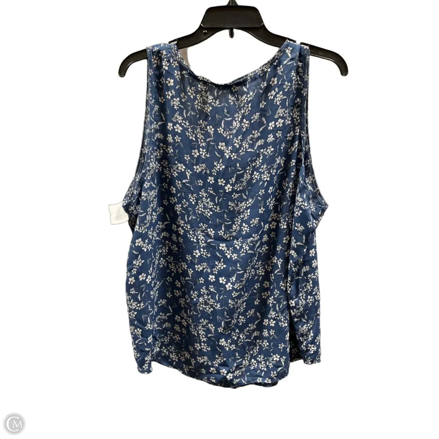 Top Sleeveless By Banana Republic In Blue, Size: Xl