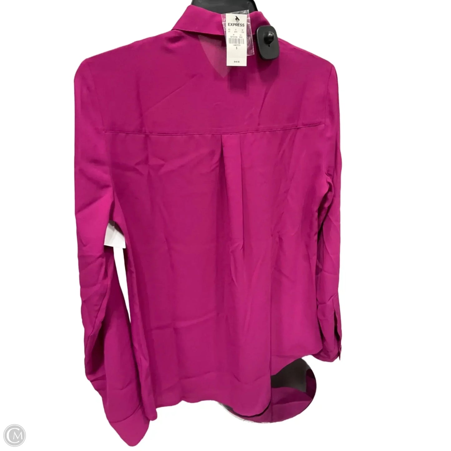 Top Long Sleeve By Express In Purple, Size: S