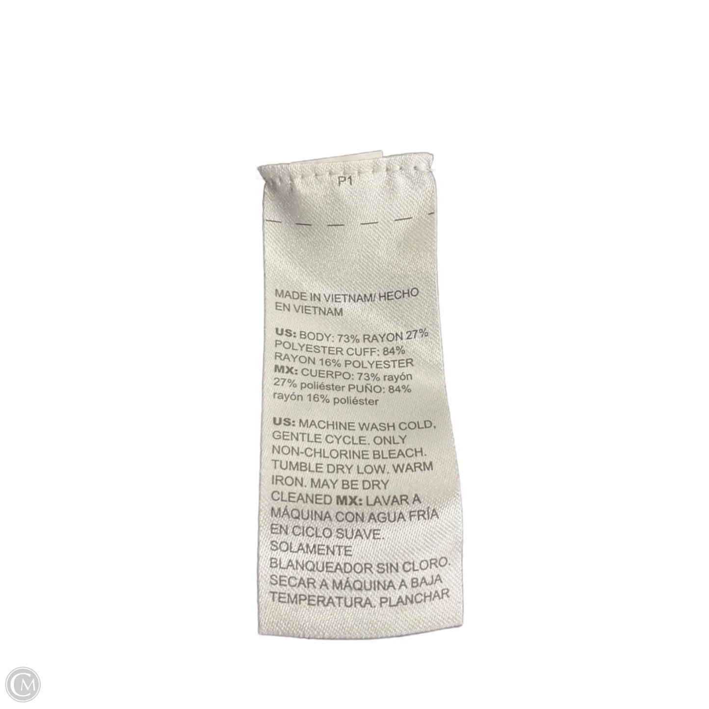 Top Long Sleeve By Chicos In Black, Size: L