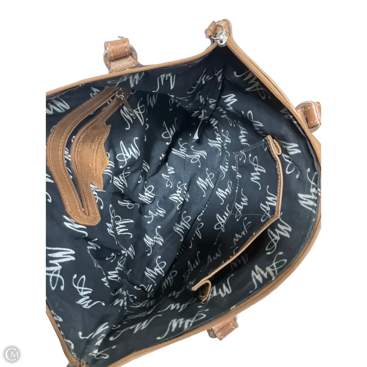 Handbag Leather By Cmc, Size: Large