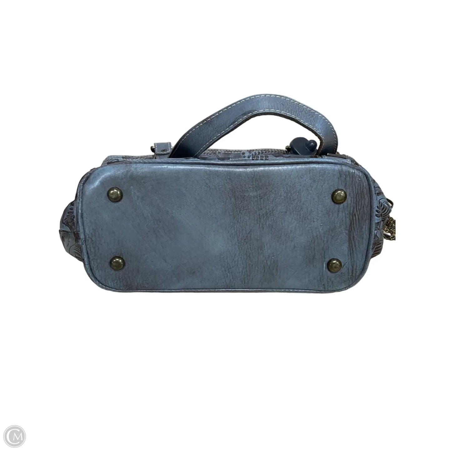 Handbag Leather By Cmc, Size: Large