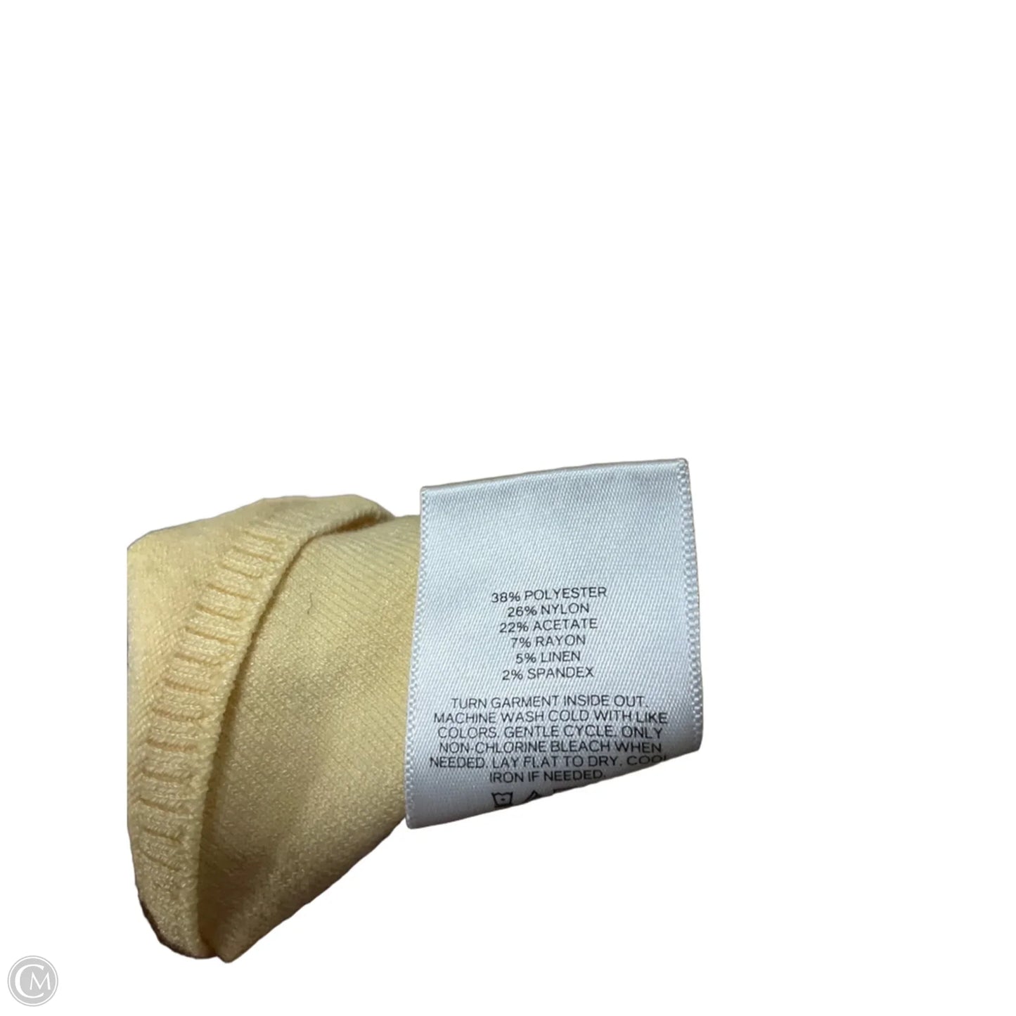 Dress Casual Midi By Express In Yellow, Size: M