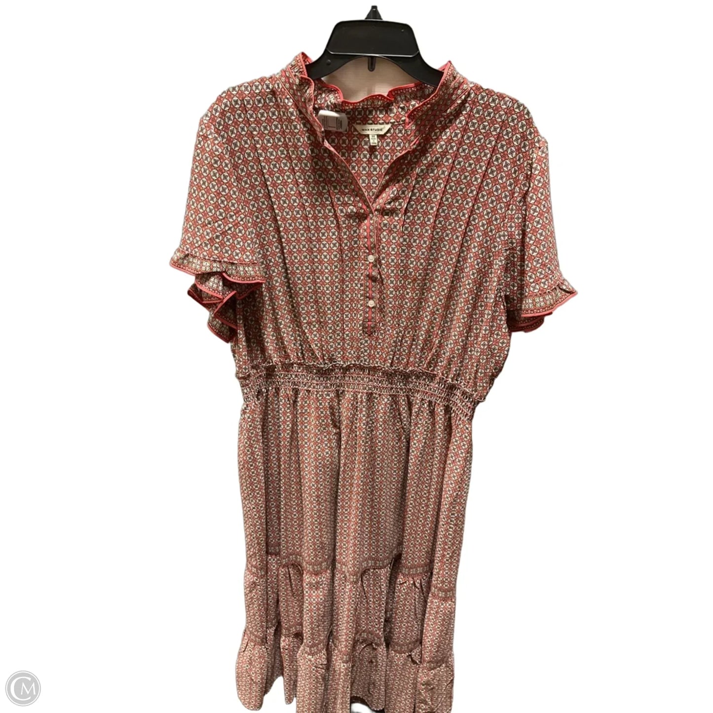Dress Casual Maxi By Max Studio In Red, Size: 3x
