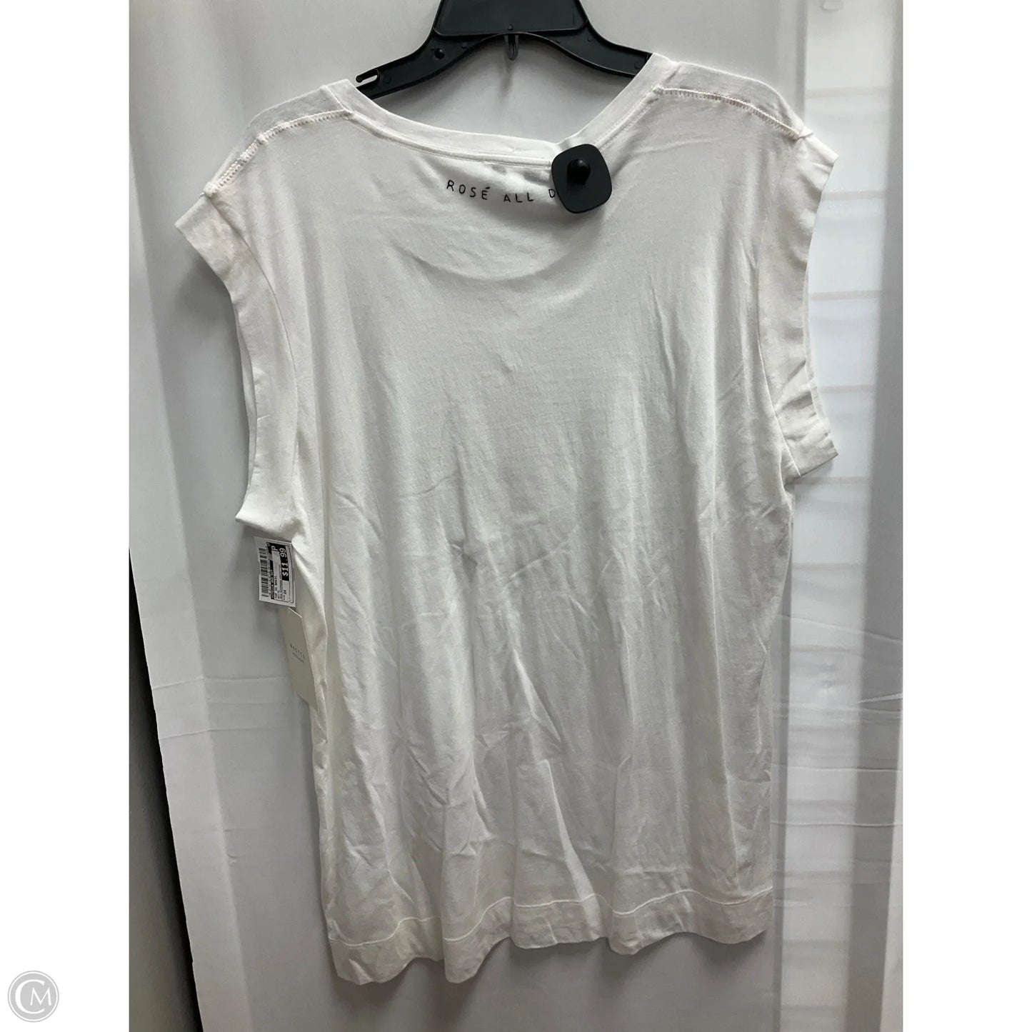 Top Short Sleeve Basic By Stella And Dot In White, Size: 2x