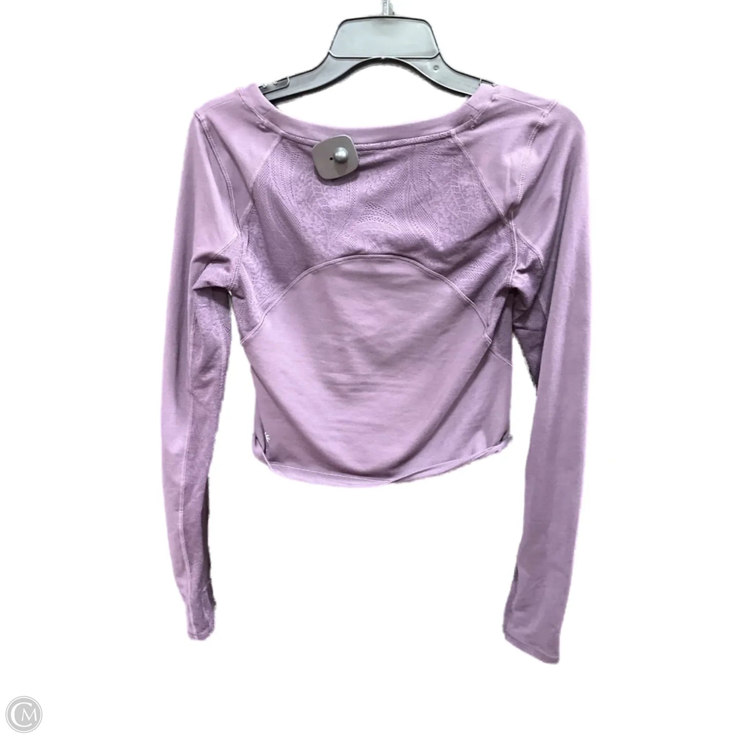 Athletic Top Long Sleeve Crewneck By Athletic Works In Purple, Size: S