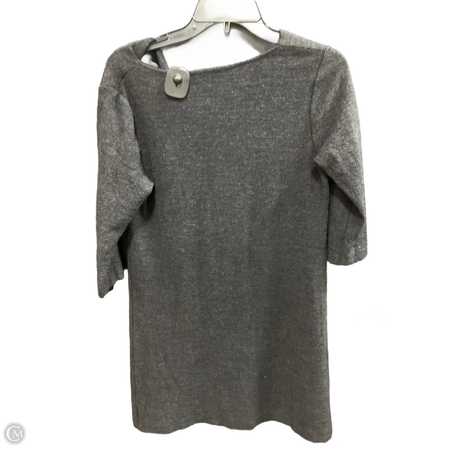 Top 3/4 Sleeve By Eileen Fisher In Grey, Size: Petite S