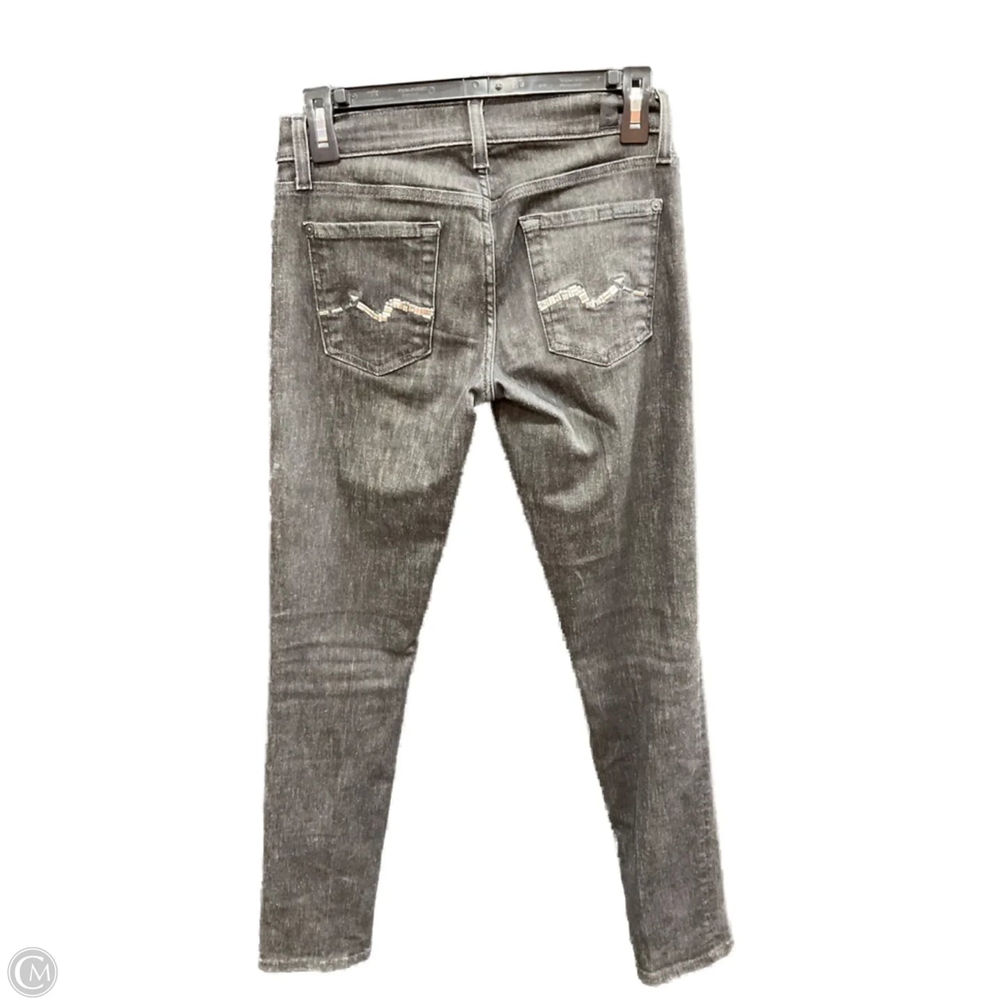 Jeans Straight By 7 For All Mankind In Black, Size: 2