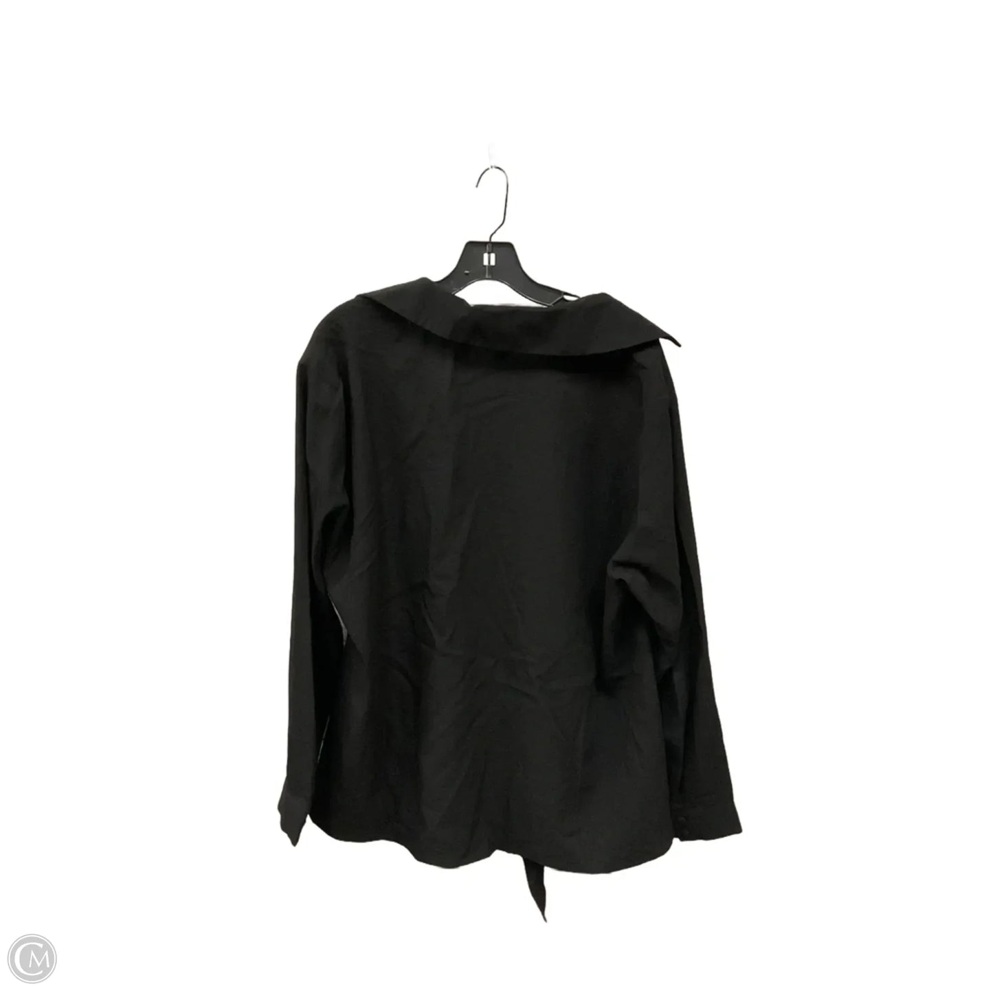 Top Long Sleeve By Eloquii In Black, Size: Xxl