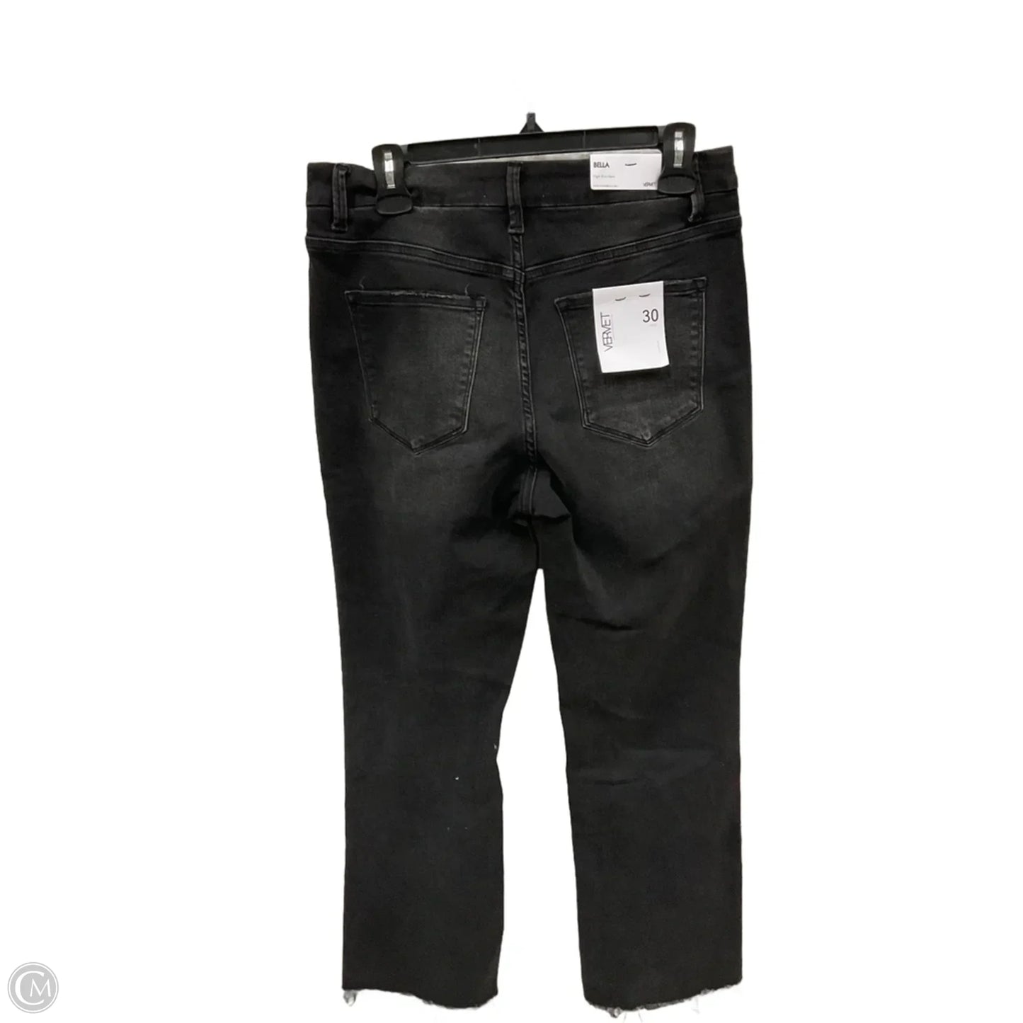 Jeans Flared By Vervet In Black Denim, Size: 10