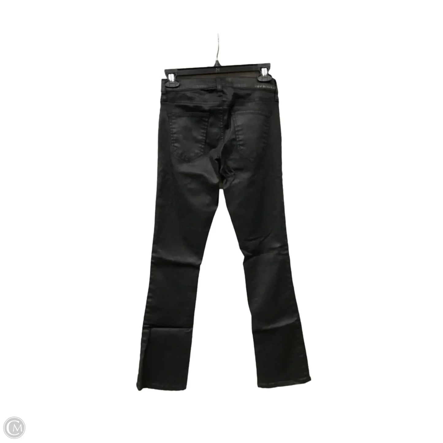 Jeans Boot Cut By Current/elliott In Black Denim, Size: 4