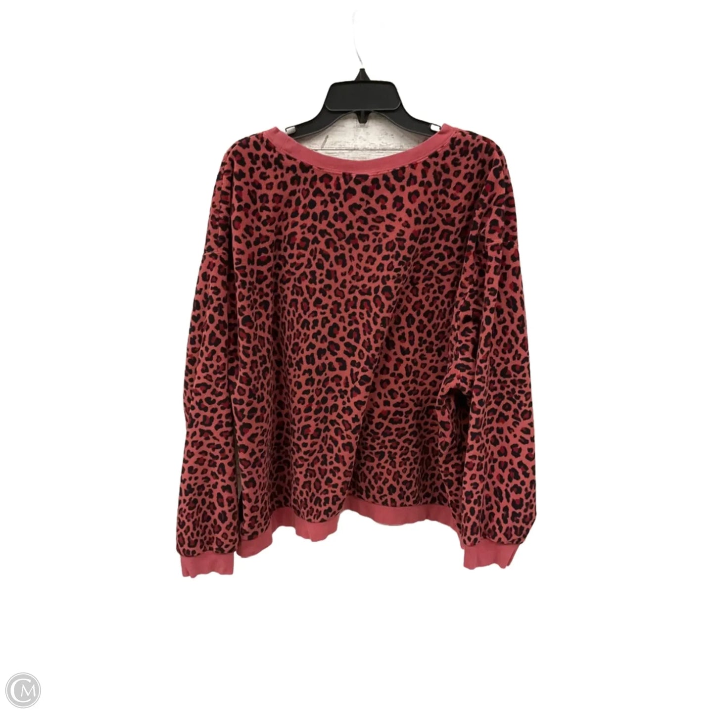 Sweatshirt Crewneck By Nike Apparel In Animal Print, Size: 3x