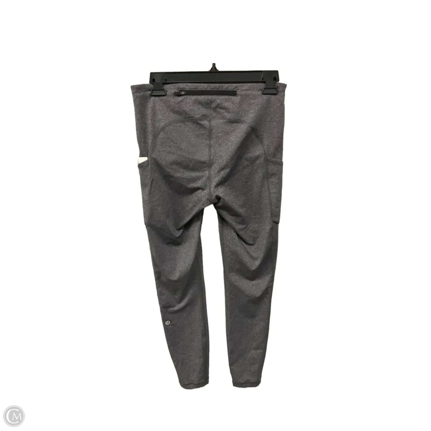 Athletic Leggings By Lululemon In Grey, Size: M