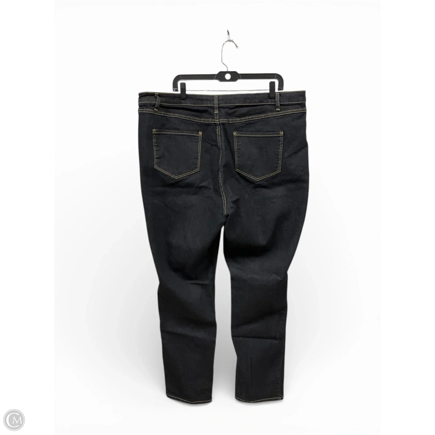 Jeans Straight By Ashley Stewart In Blue Denim, Size: 22