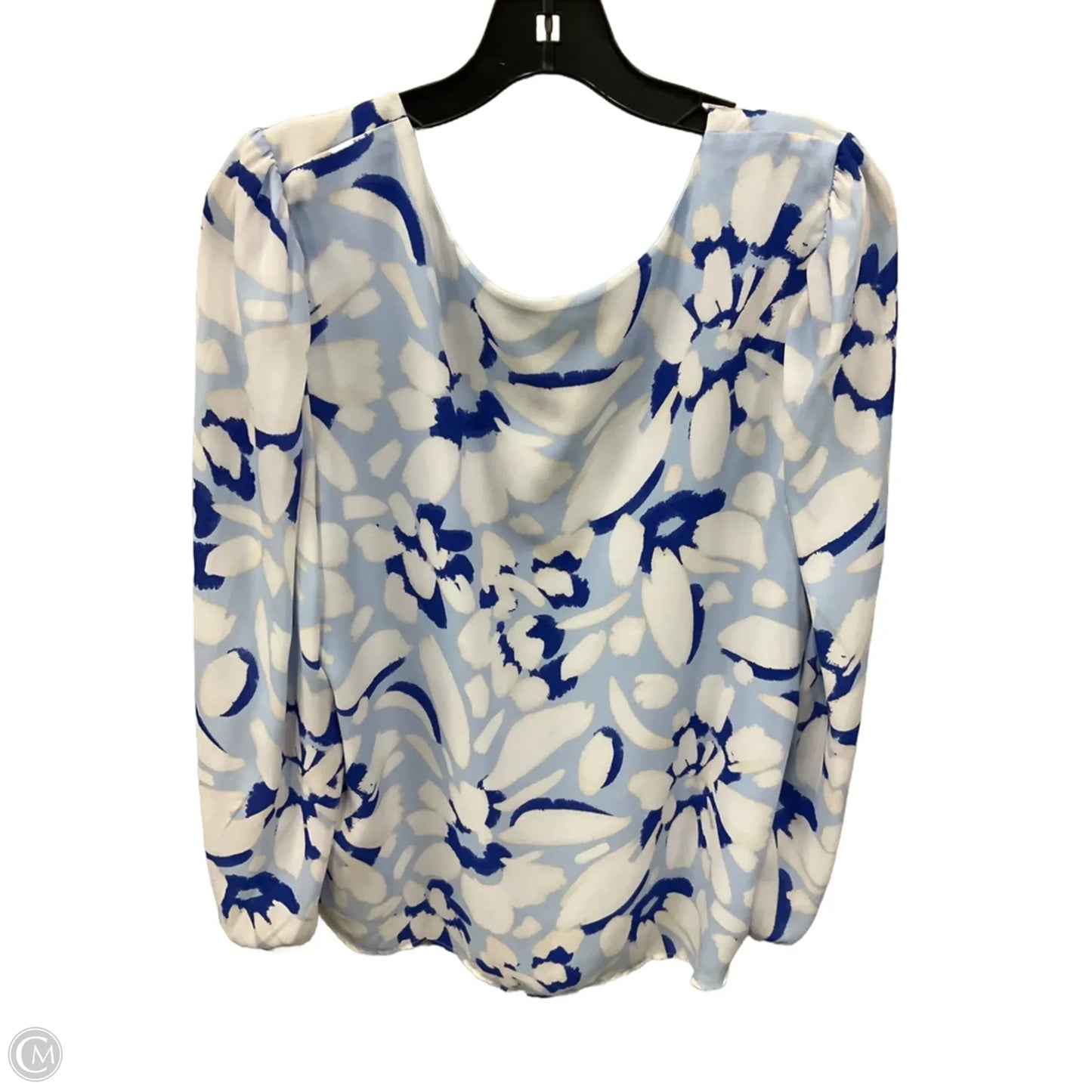 Top 3/4 Sleeve By Loft In Blue, Size: Xl