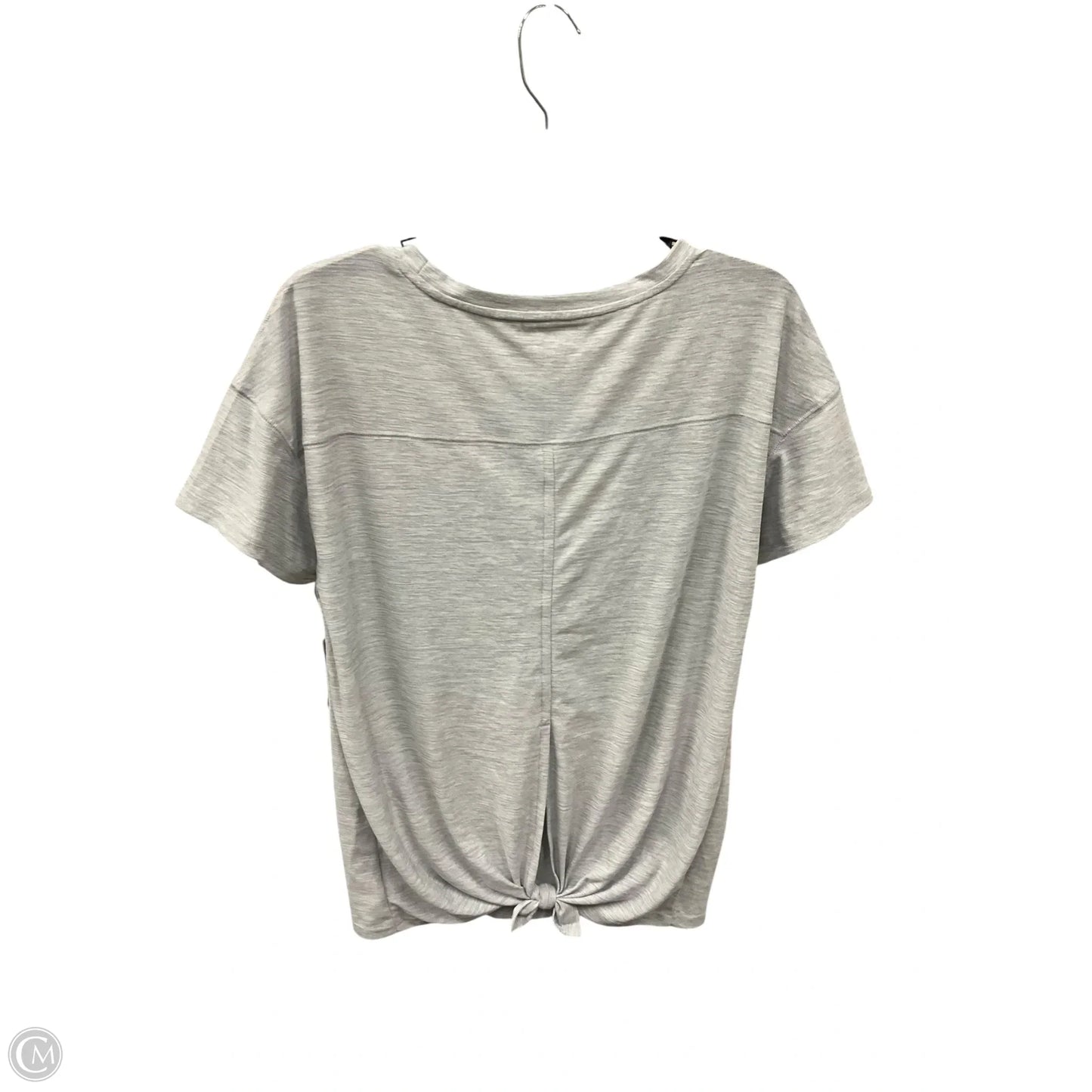 Athletic Top Short Sleeve By Old Navy In Grey, Size: M