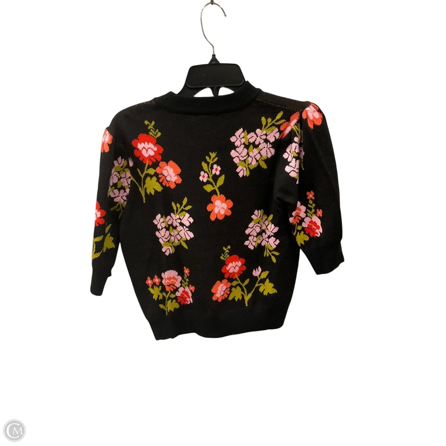 Sweater Short Sleeve By Thml In Black, Size: M