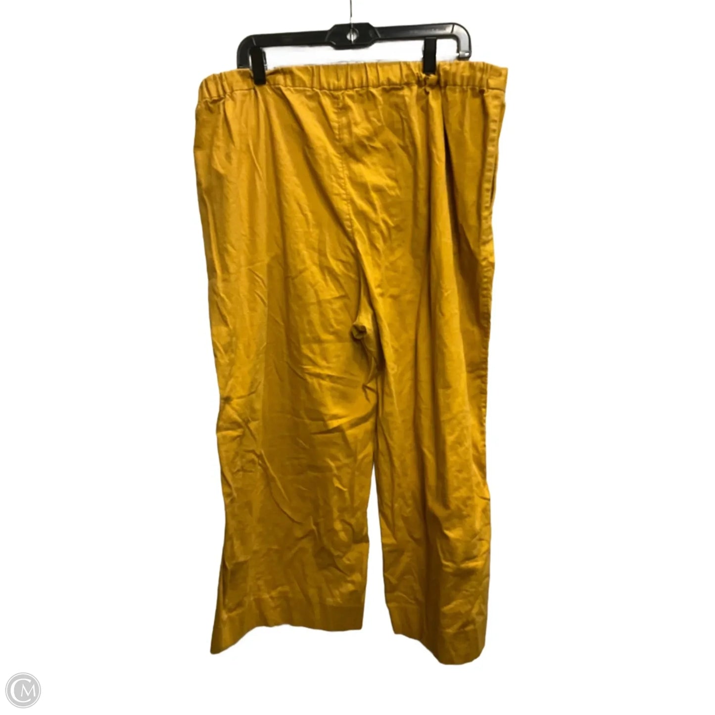 Pants Linen By Banana Republic In Yellow, Size: 18