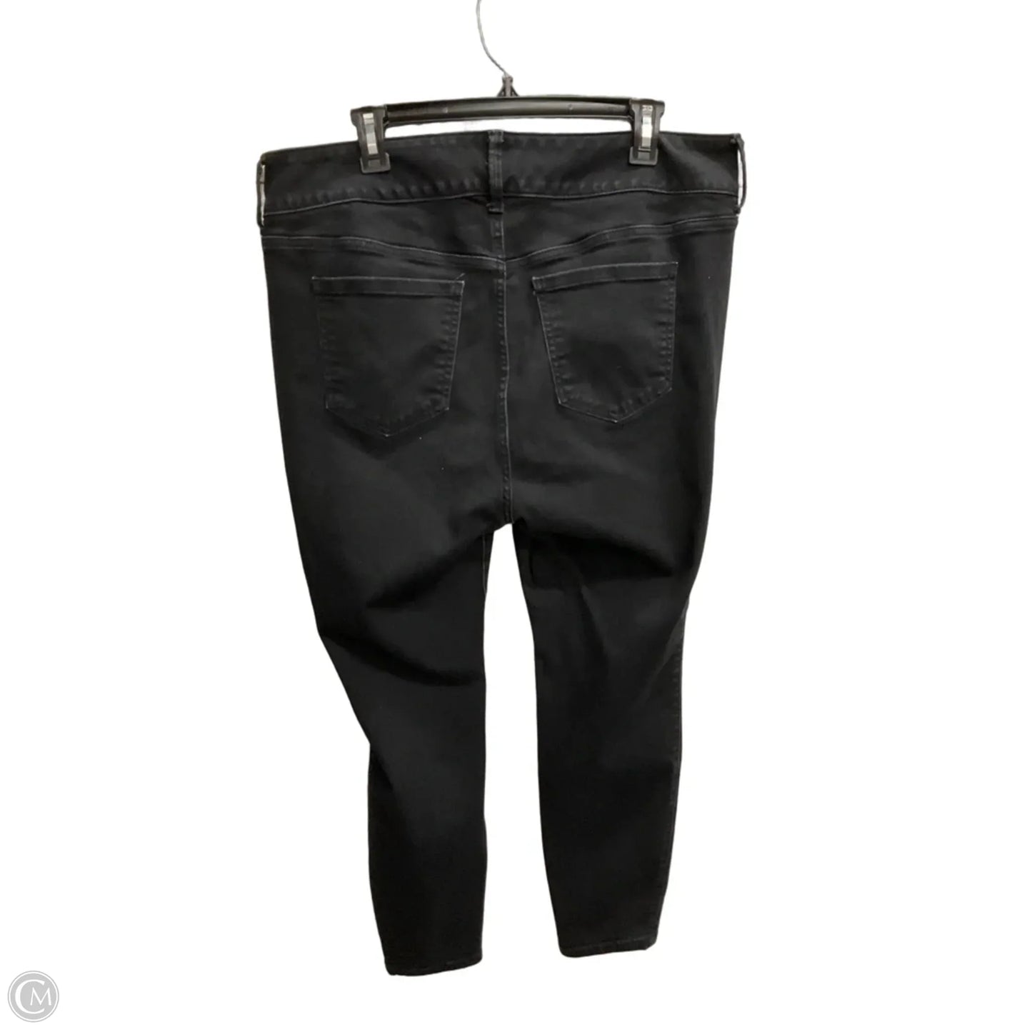 Jeans Jeggings By Torrid In Black Denim, Size: 18