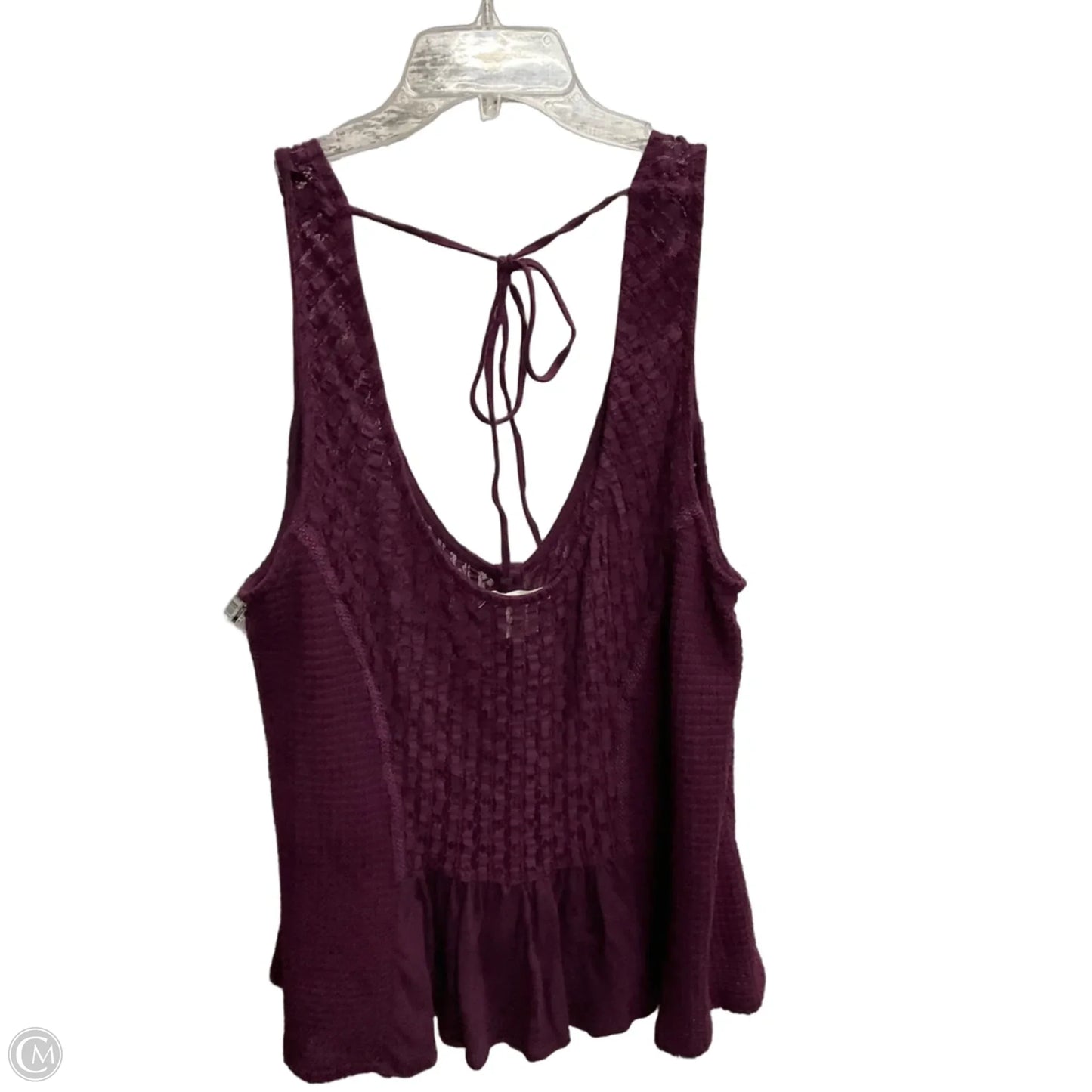 Top Sleeveless By Clothes Mentor In Purple, Size: 1x
