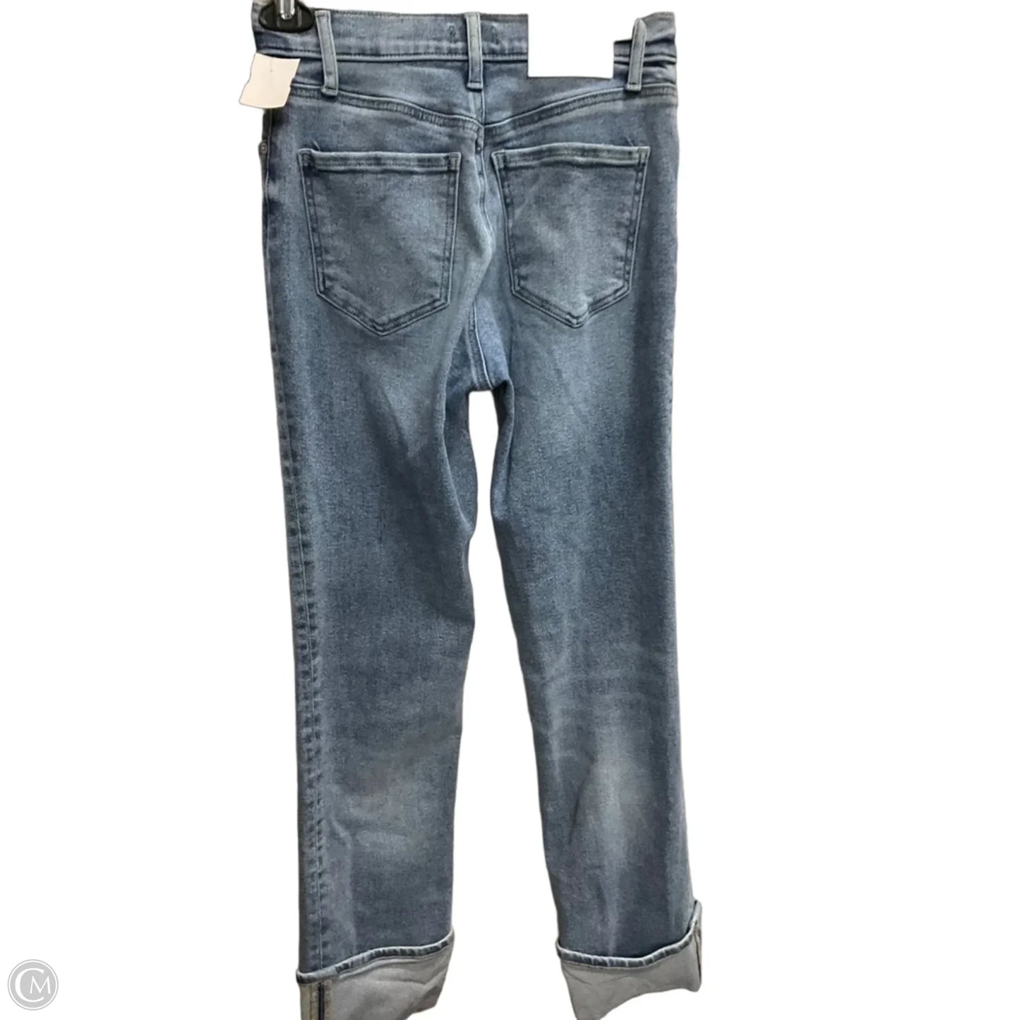 Jeans Straight By Express In Blue Denim, Size: 2
