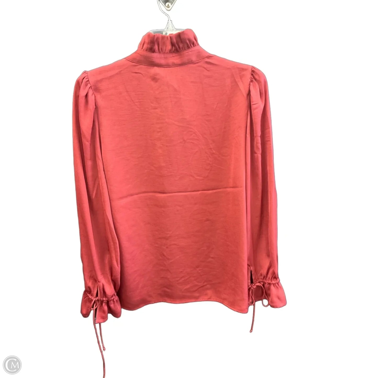 Top Long Sleeve By Banana Republic In Red, Size: S