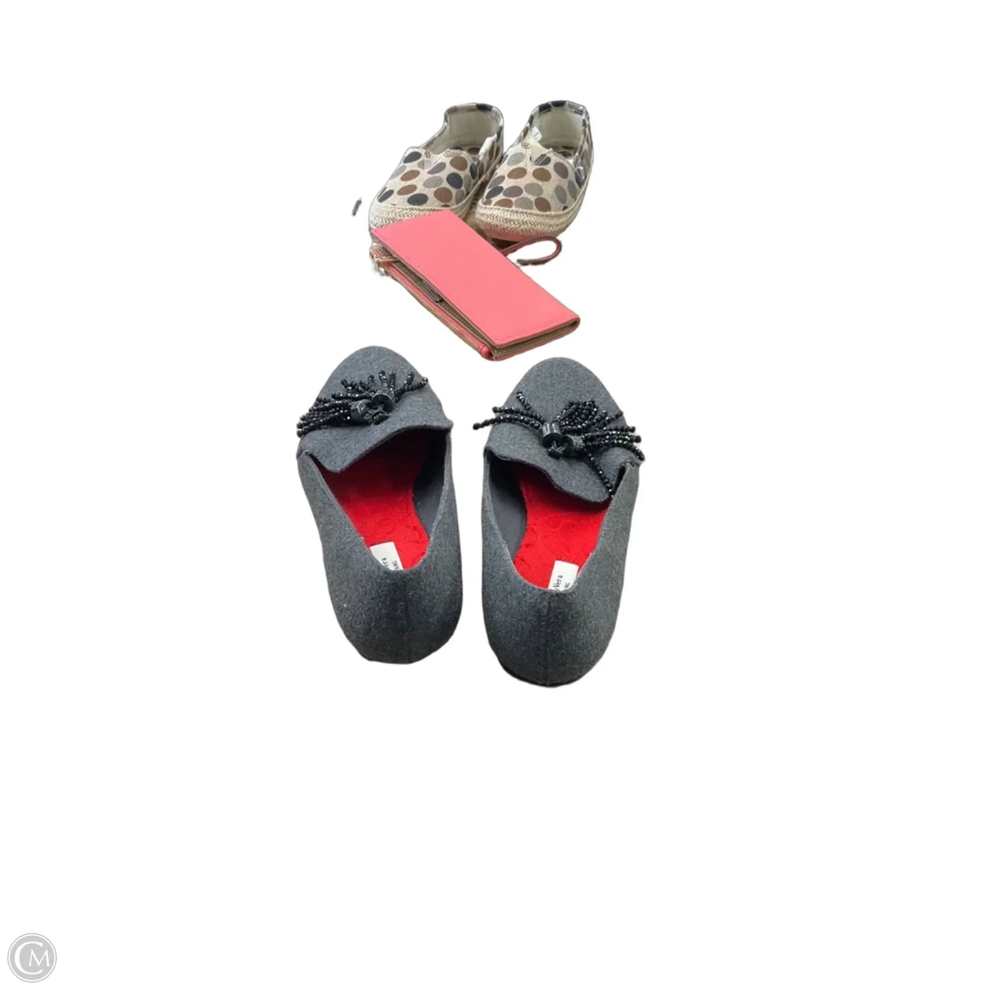Shoes Flats By Simply Vera In Grey, Size: 10