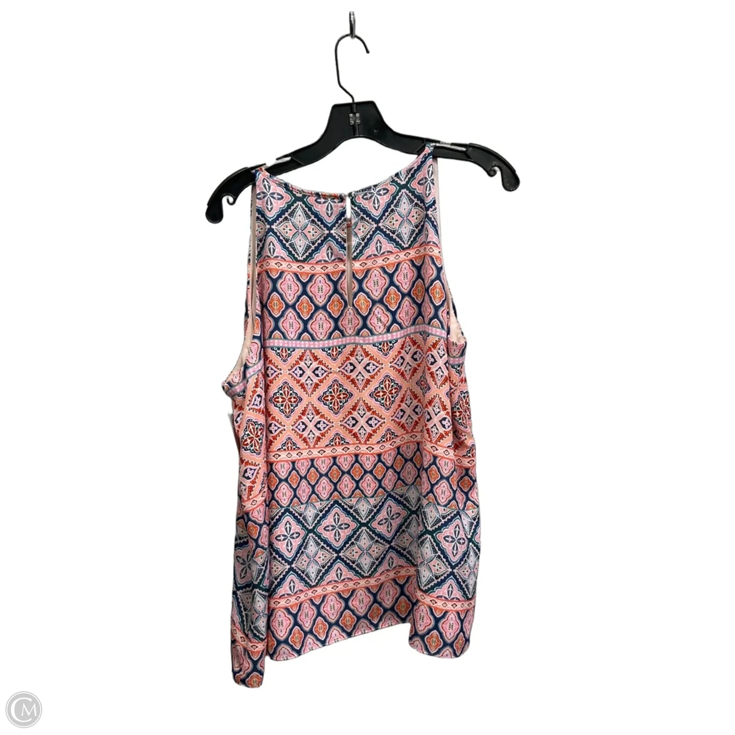 Top Sleeveless By Adrienne Vittadini In Pink, Size: Xl