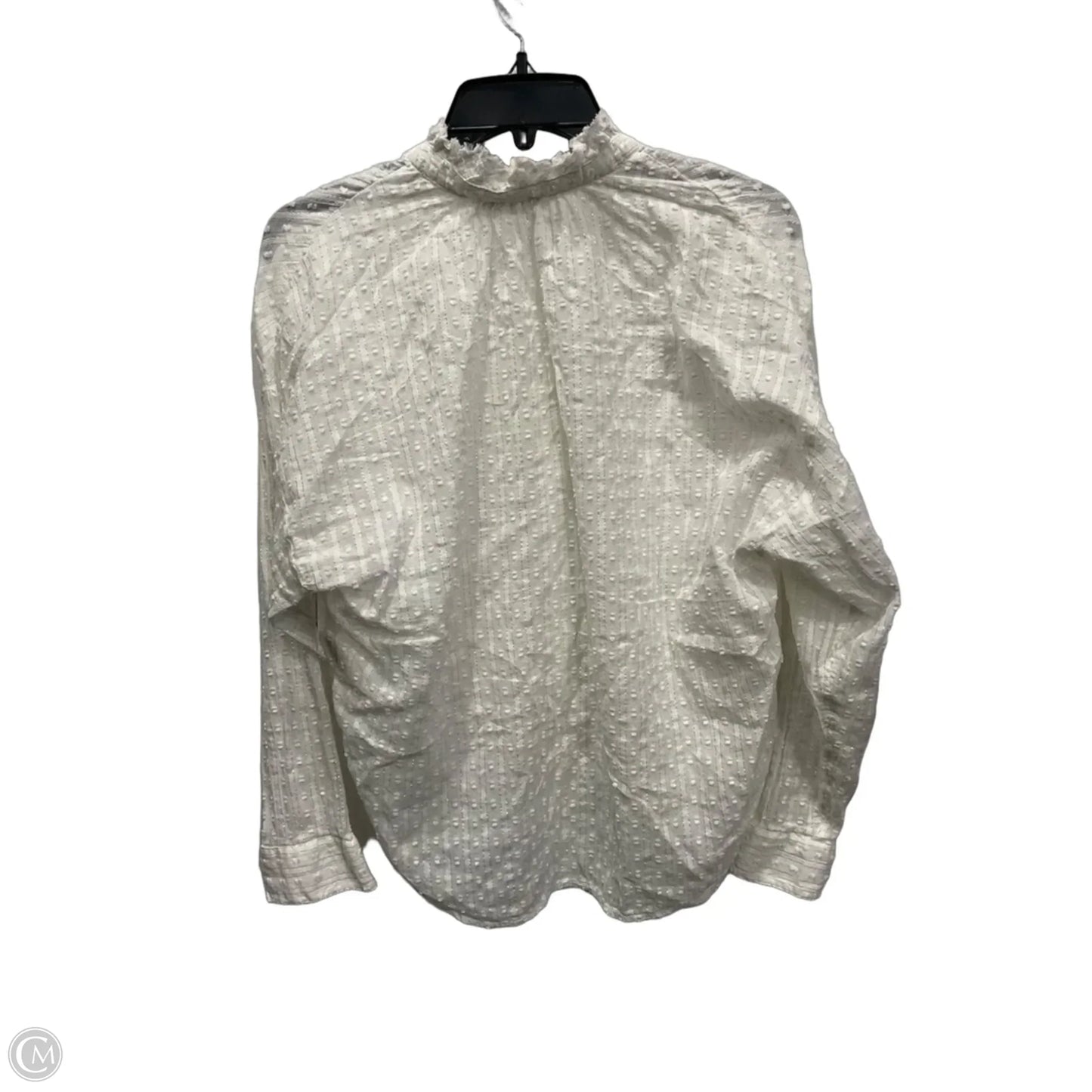 Top Long Sleeve By Pilcro In White, Size: S