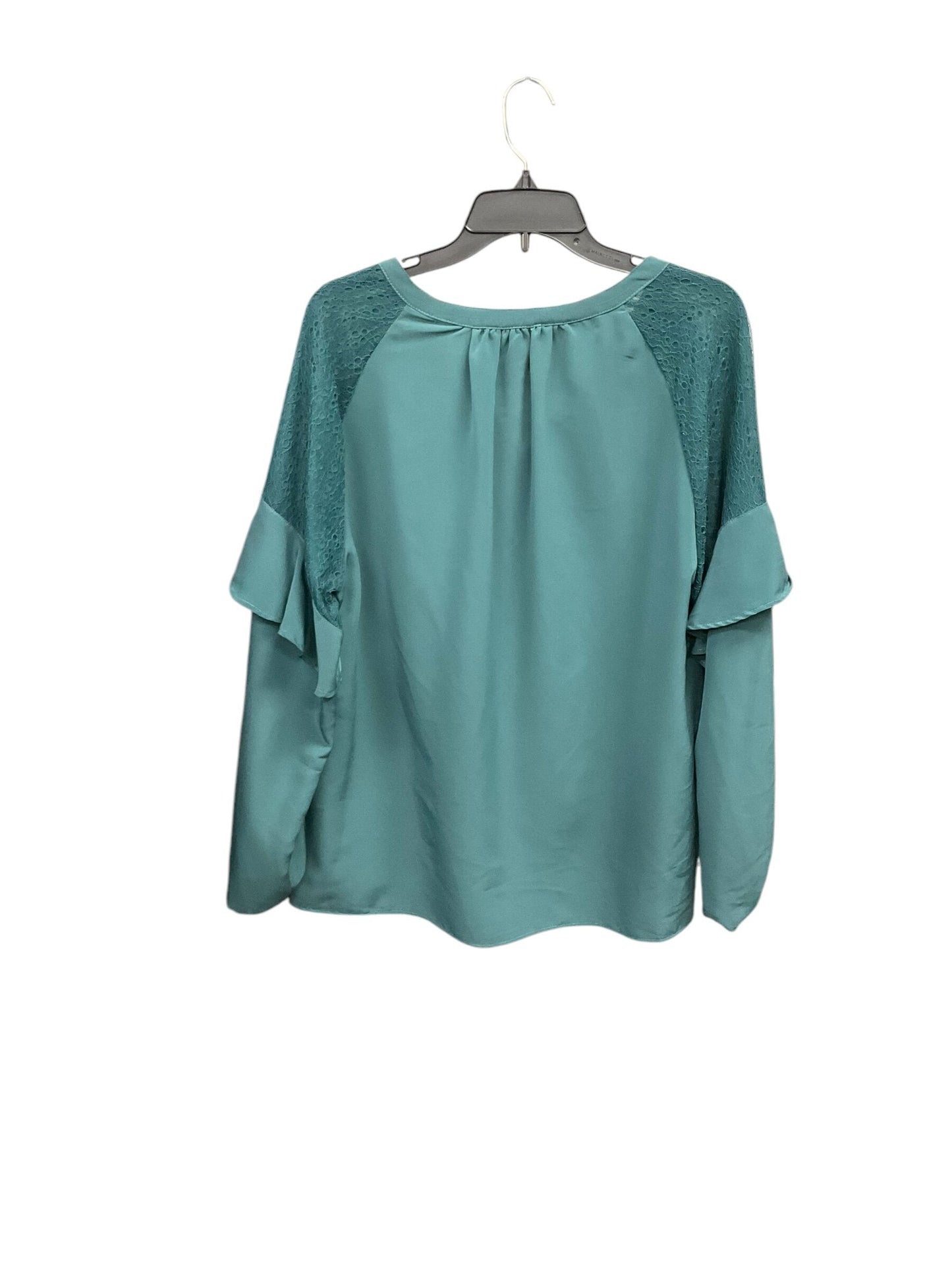 Blouse Long Sleeve By Halston Size: Xl