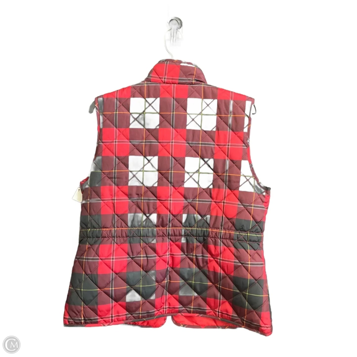 Vest Puffer & Quilted By St Johns Bay In Plaid Pattern, Size: L