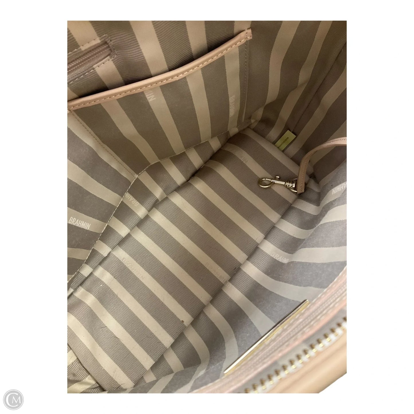 Handbag Designer By Brahmin, Size: Large