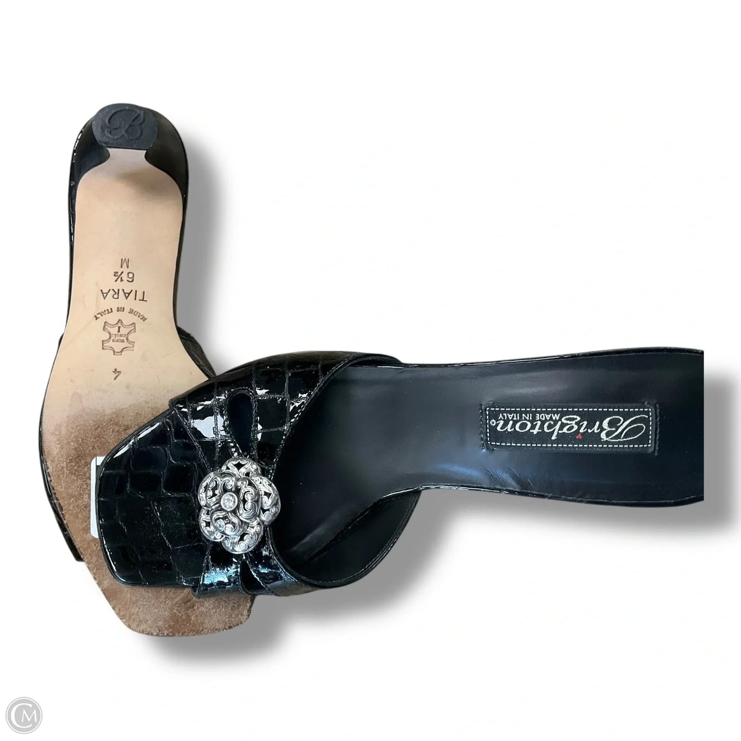 Shoes Heels Kitten By Brighton In Black, Size: 6.5