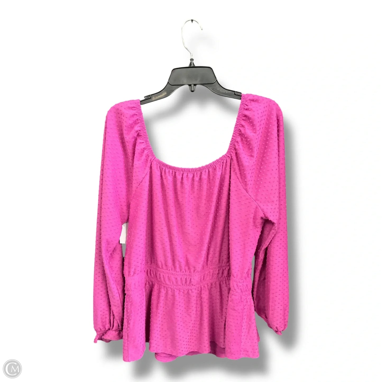 Top Long Sleeve By Lane Bryant In Plaid Pattern, Size: Xl