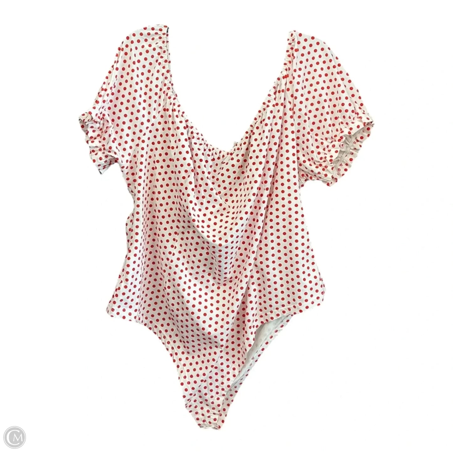 Bodysuit By Glamorous In Red & White, Size: 2x