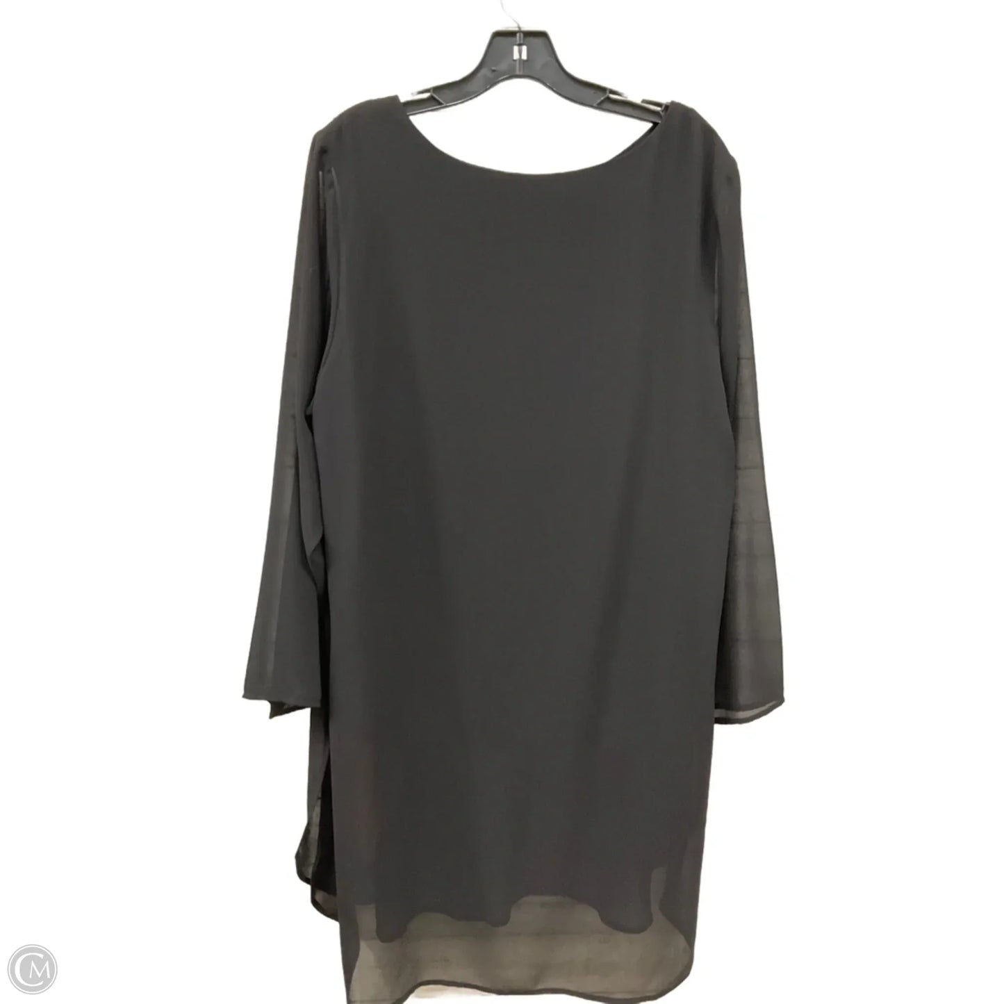 Tunic Long Sleeve By Alfani In Black, Size: 2x