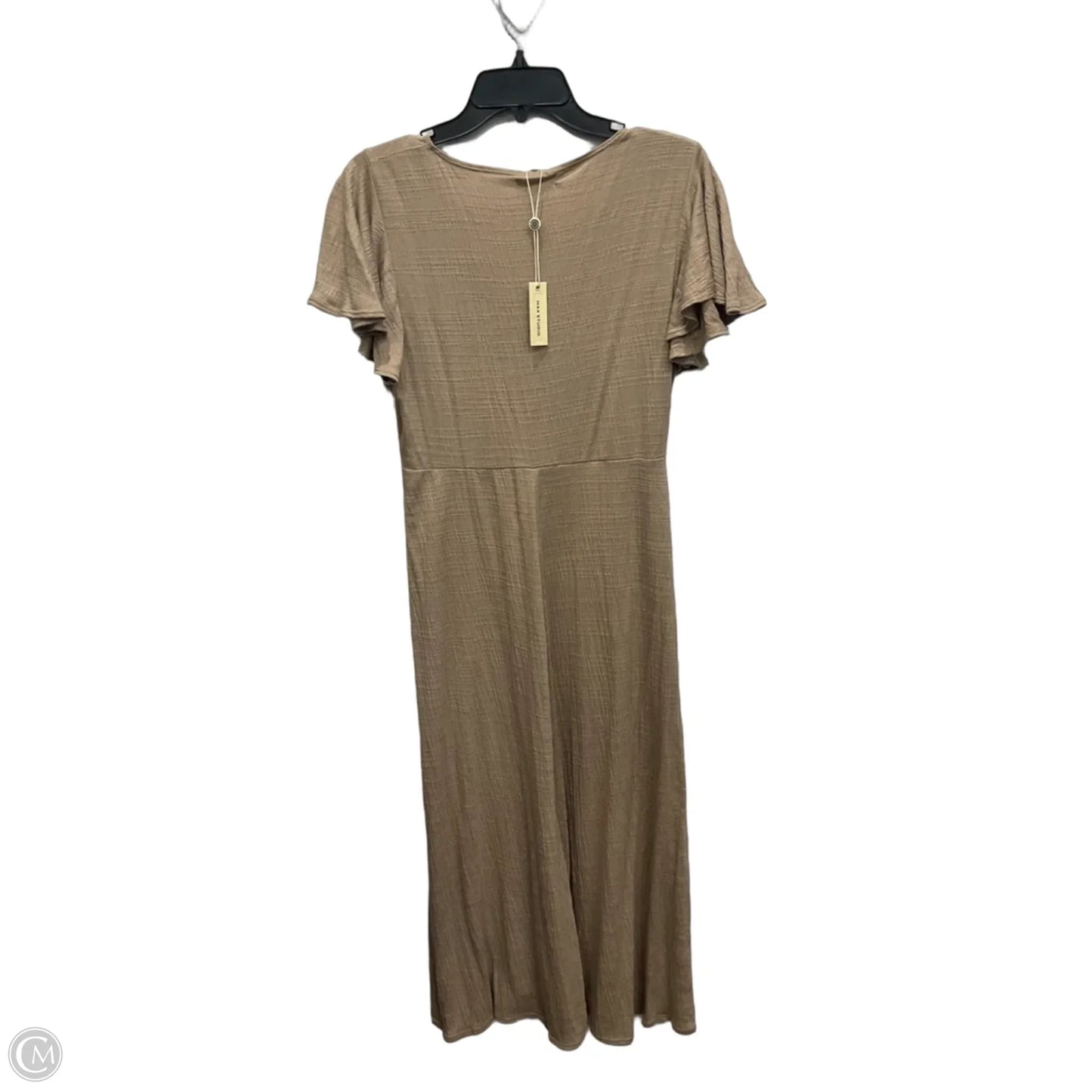 Dress Casual Maxi By Max Studio In Brown, Size: L