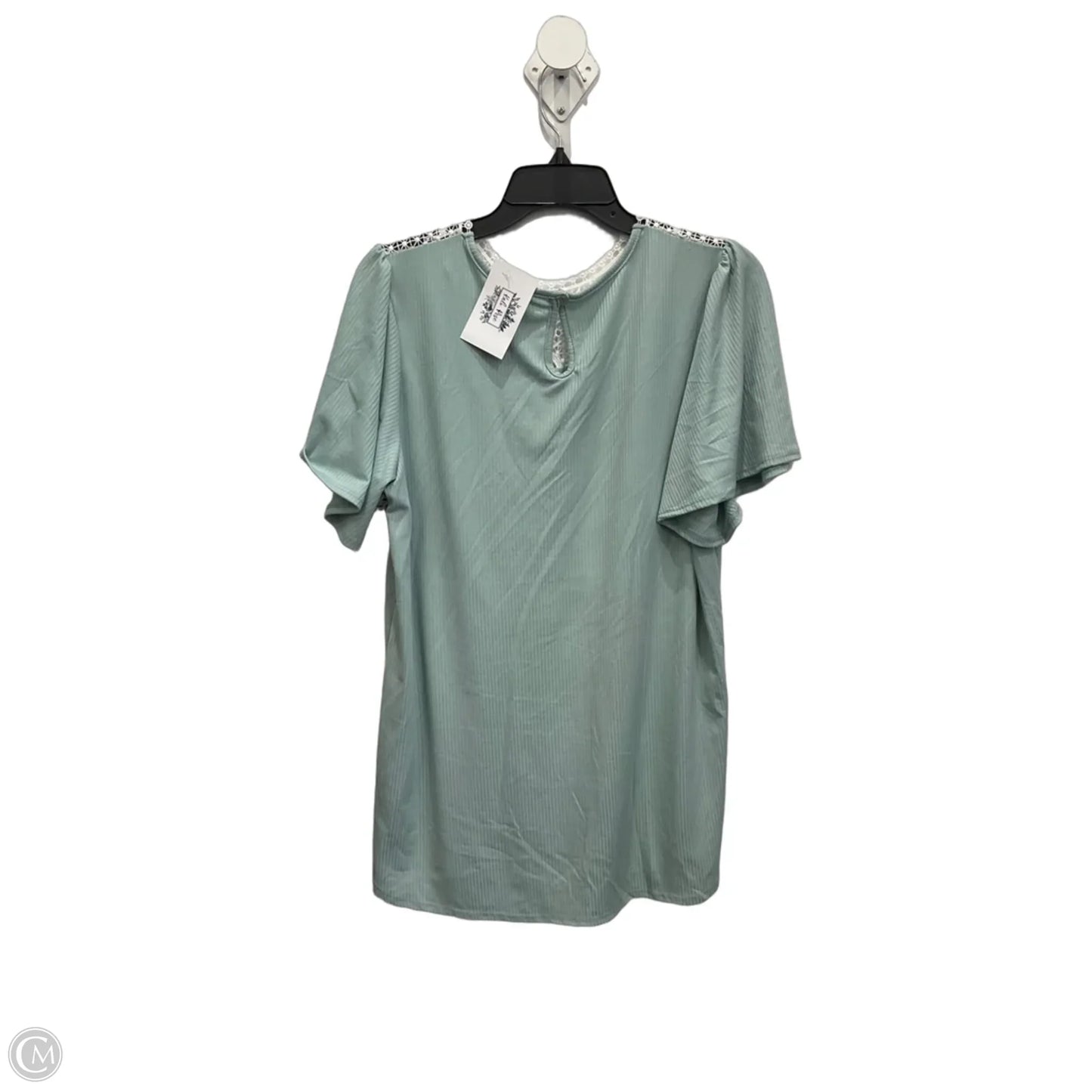 Top Short Sleeve By Heimish Usa In Teal, Size: 1x