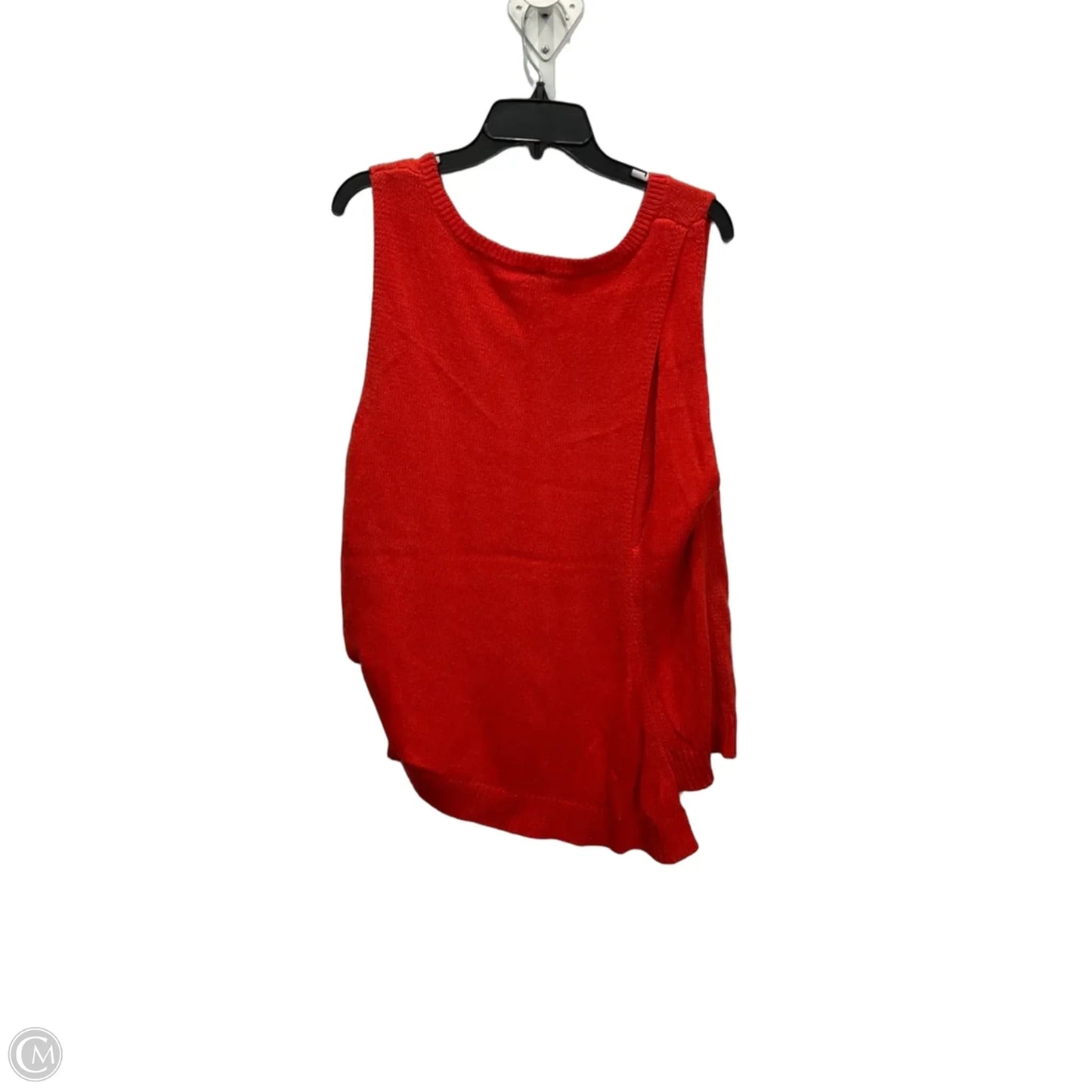 Top Sleeveless By Cabi In Orange, Size: M