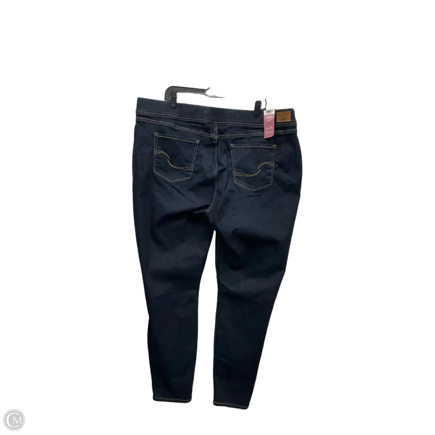 Jeans Jeggings By Levis Signature In Blue Denim, Size: 24