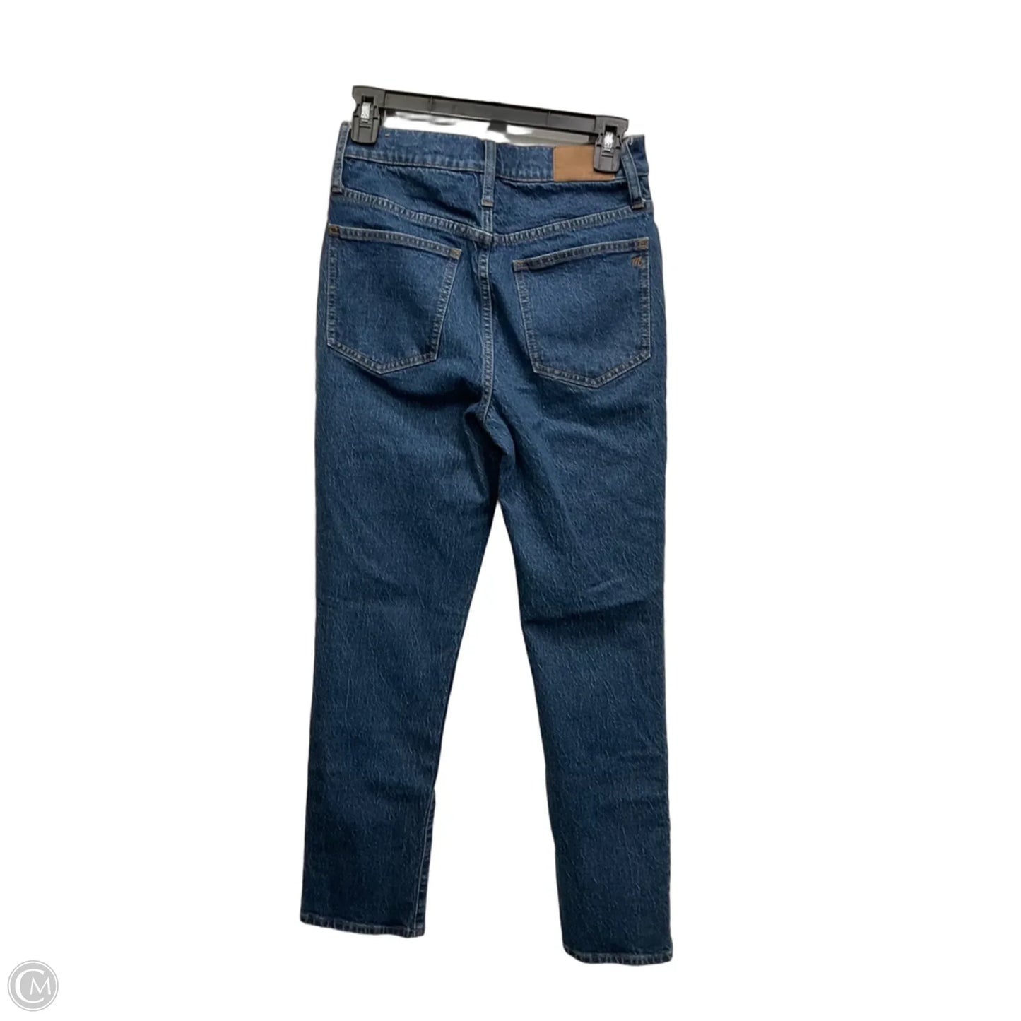Jeans Straight By Madewell In Blue Denim, Size: 4
