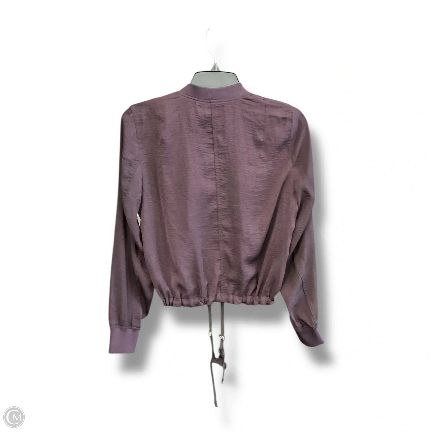 Jacket Shirt By Divided In Purple, Size: 4