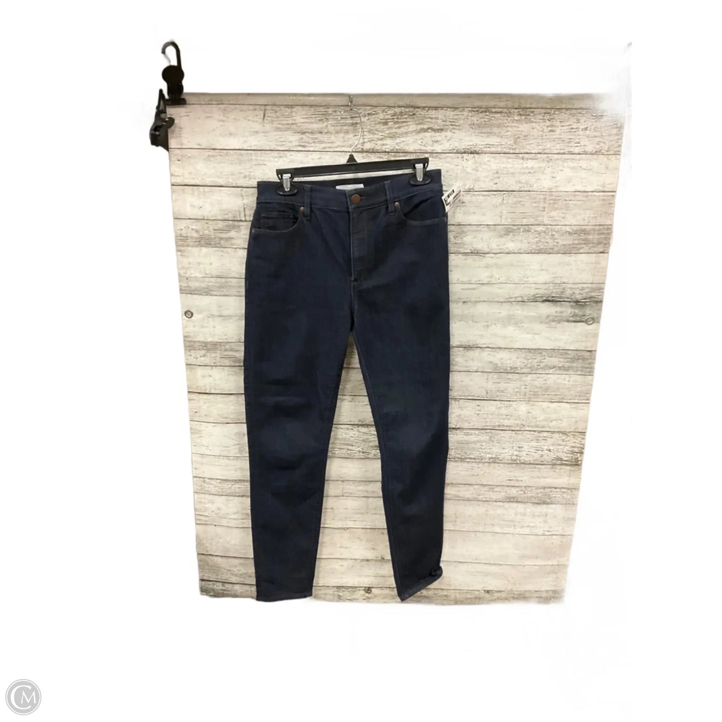 Jeans Straight By Loft In Blue Denim, Size: 4