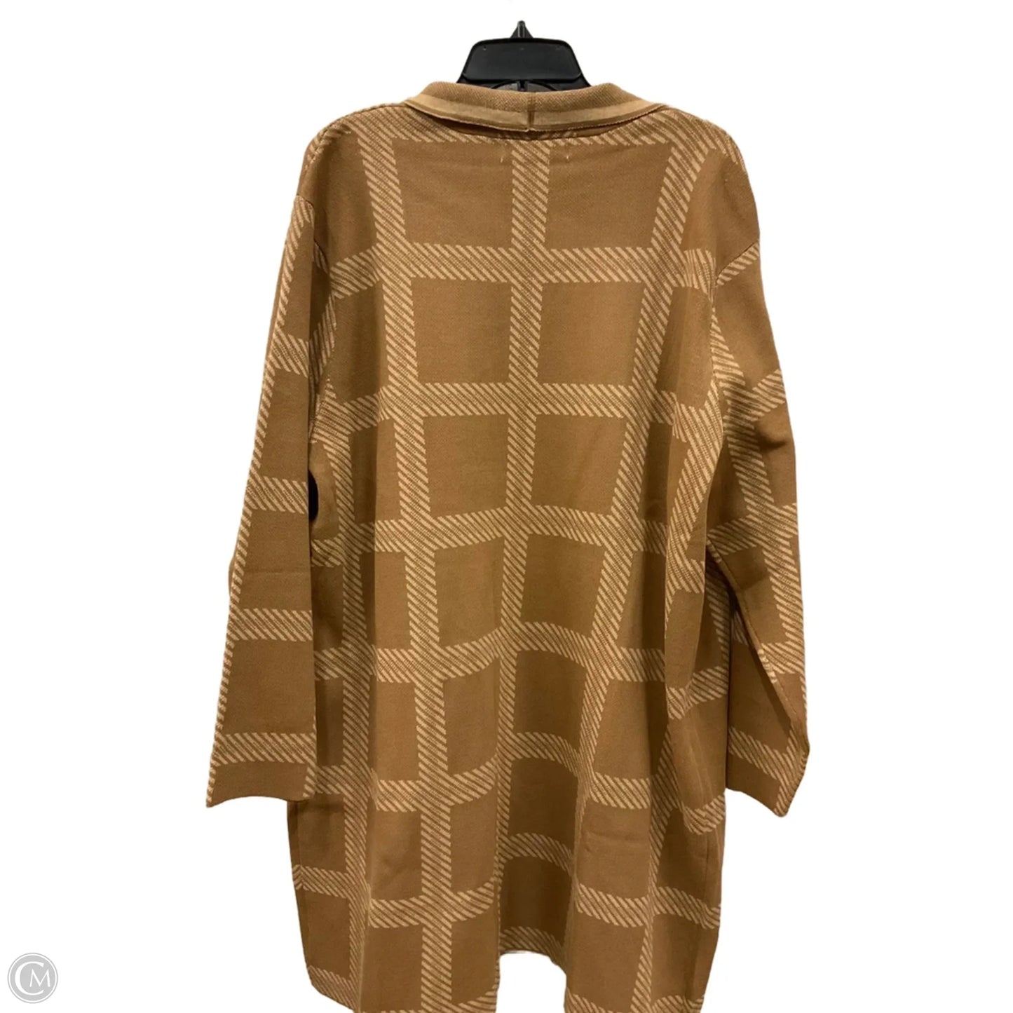 Cardigan By Clothes Mentor In Brown, Size: 2x